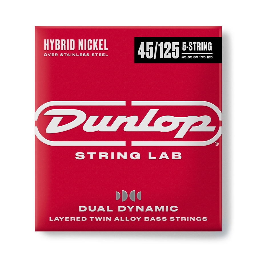 DUNLOP DBHYN45125 DUAL DYNAMIC HYBRID NICKEL SET/5