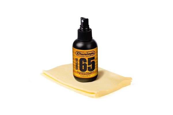 DUNLOP 654C FORMULA 65 GUITAR POLISH & CLEANER CON PANNO