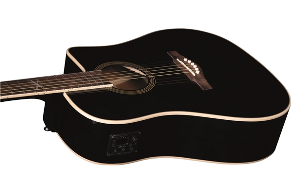 EKO NXT D100CE SEE THROUGH BLACK