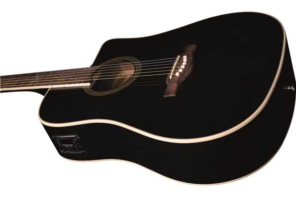 EKO NXT D100CE SEE THROUGH BLACK