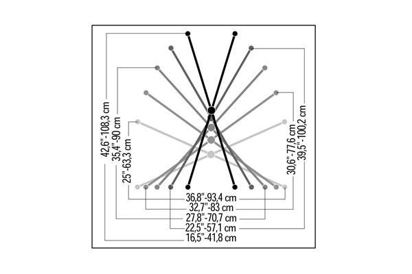 Quik Lok BS/619 Supporto per Amplificatore