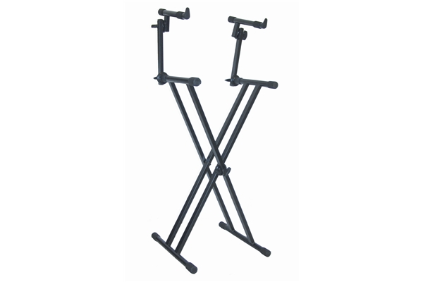 Quik-Lok-T-22-Supporto-a-x-con-telaio-doppio-per-due-tastiere-sku-1000212