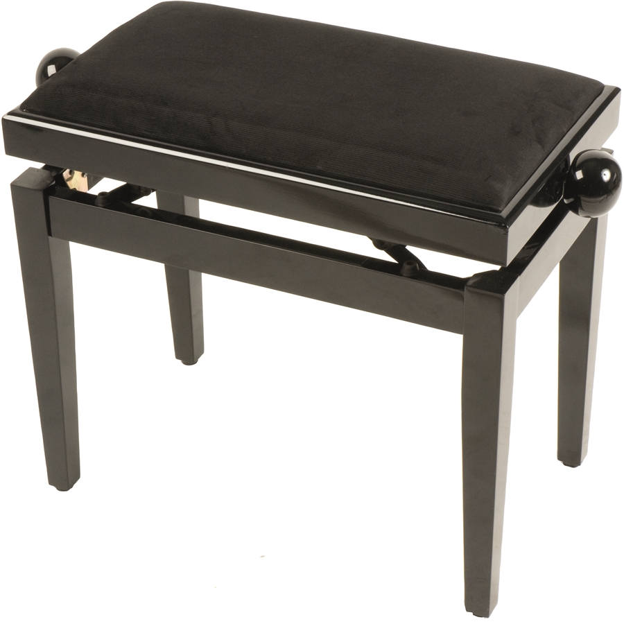 Quik Lok PB/010 BK L Panca Nero Lucido per Pianoforte