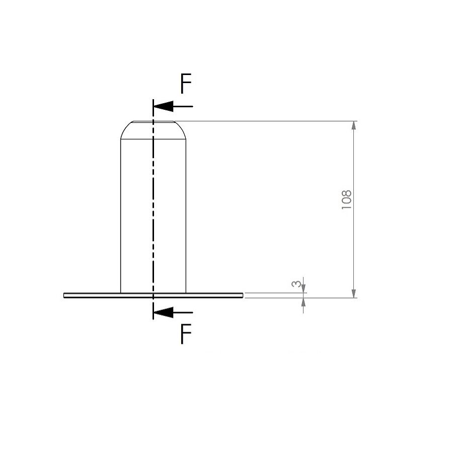 QUIK LOK SC/107 FLANGIA PER SPEAKER