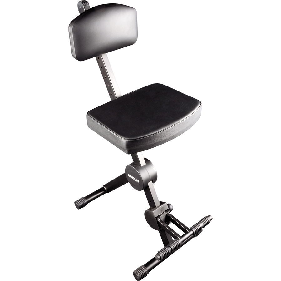 Quik Lok DX/749 Sgabello con Schienale e Poggiapiedi
