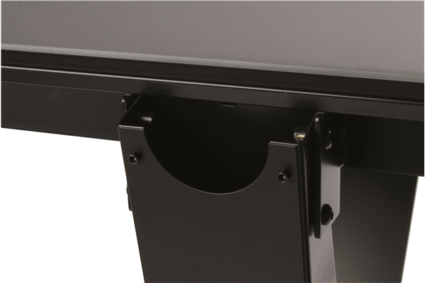 Quik Lok Z/460 BK Workstation a 3 Ripiani Finitura Black