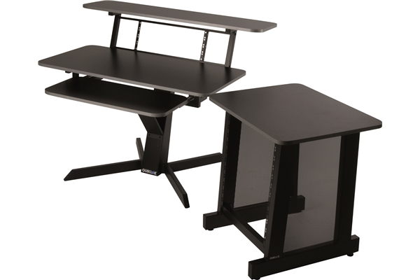 Quik Lok Z/460 BK Workstation a 3 Ripiani Finitura Black