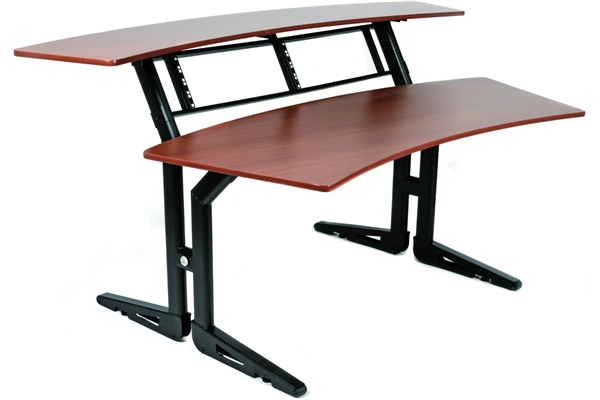 QUIK LOK Z/630 CY WORKSTATION A 2 RIPIANI FINITURA CILIEGIO