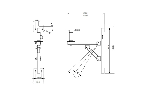 QUIK LOK SB/781 COPPIA DI SUPPORTI A MURO PER CASSE