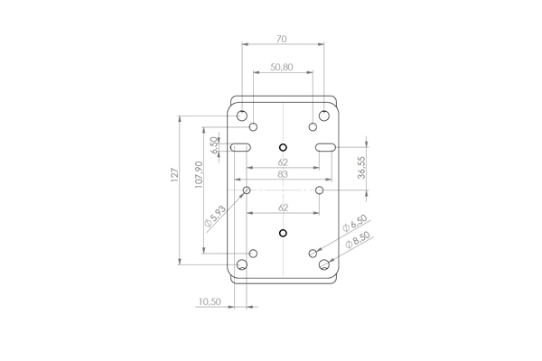 QUIK LOK QL/953 COPPIA DI SUPPORTI PER CASSE
