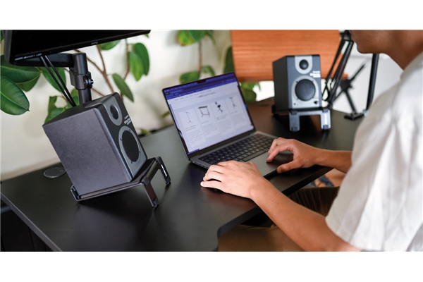 QUIK LOK MST/002 COPPIA DI SUPPORTI SPEAKER DESKTOP