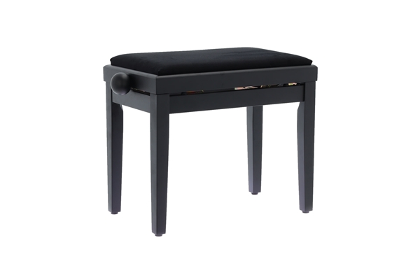 QUIK LOK PB/010 BK S PANCA NERO SATINATO PER PIANOFORTE