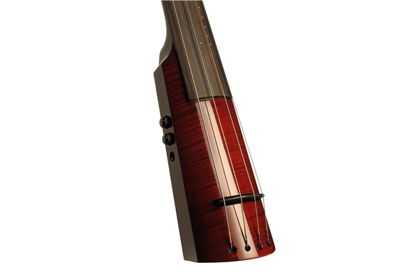 NS Design WAV4 Electric Upright Bass 4 Transparent Red