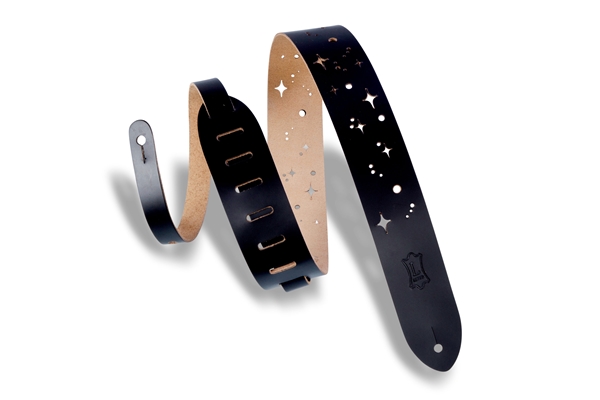 LEVY'S M12GSC-BLK TRACOLLA IN PELLE CONCIATA AL CROMO GALAXY BLACK 2