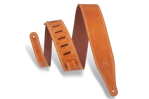 LEVY'S M17BDS-TAN TRACOLLA IN PELLE CON DOPPIA CUCITURA DTAN 2 1/2
