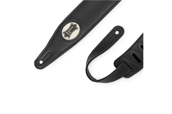LEVY'S M17VGN-BLK TRACOLLA IN ECOPELLE IMBOTTITA BLACK 2 1/2