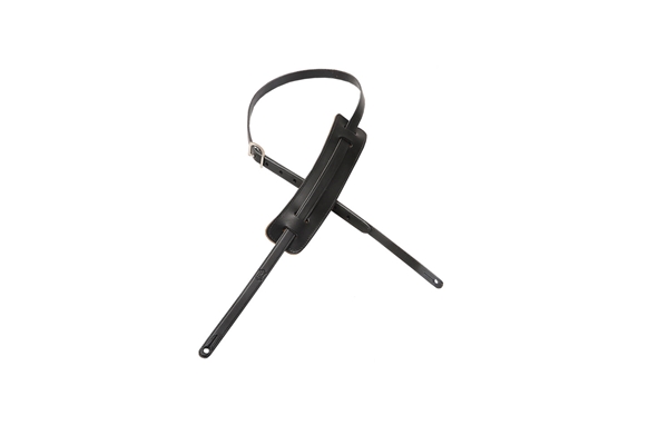 LEVY'S M25-BLK TRACOLLA VINTAGE-STYLE IN PELLE CONCIATA AL VEGETALE BLACK 5/8