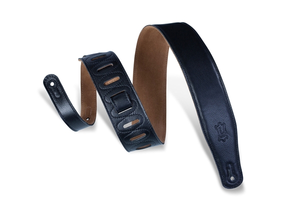 LEVY'S M26GF-BLK TRACOLLA IN PELLE IMBOTTITA BLACK 2 1/2