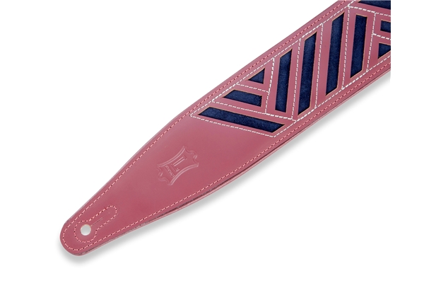 LEVY'S MC317DCO-BRG_NAV TRACOLLA IN PELLE CONCIATA AL CROMO DIAMOND CUT OUT BURGUNDY 2 1/2