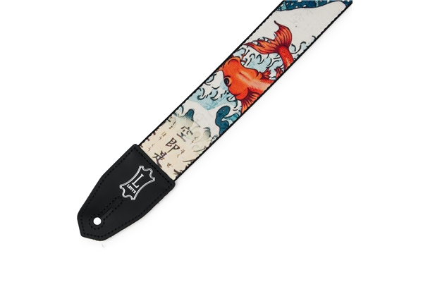 LEVY'S MPRH-16 TRACOLLA IN POLIESTERE RIGHT HEIGHT KOI FISH & WAVE MOTIF 2