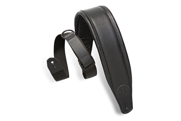 LEVY'S MRHGP-BLK TRACOLLA IN PELLE RIGHT HEIGHT BLACK ON BLACK 3 1/2