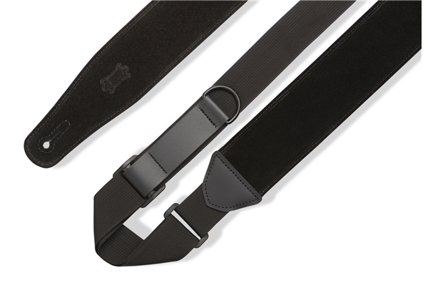 LEVY'S MRHSP-BLK TRACOLLA IN PELLE SCAMOSCIATA RIGHT HEIGHT BLACK 2 1/2