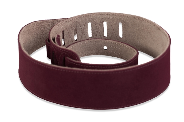 LEVY'S MS26-BRG TRACOLLA IN PELLE SCAMOSCIATA BURGUNDY 2 1/2