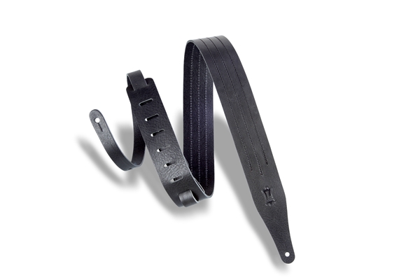 LEVY'S MV217TS-BLK_BLK TRACOLLA IN PELLE CONCIATA AL VEGETALE CON CUCITURE BLACK 2