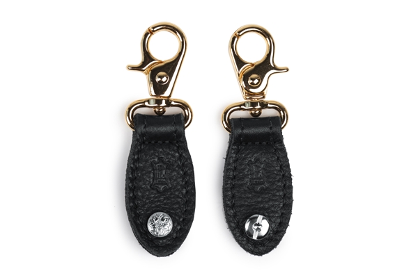 LEVY'S TPCG03-BLK CONVERTITORI PER BORSA IN PELLE BLACK CON HARDWARE GOLD