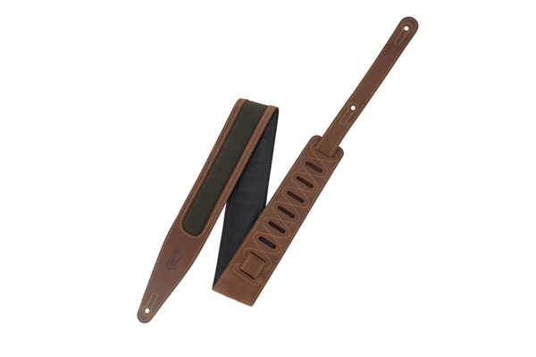 LEVY'S M317TRI-BRN-GRN TRACOLLA IN PELLE CRAZY HORSE BROWN GREEN 2 1/2