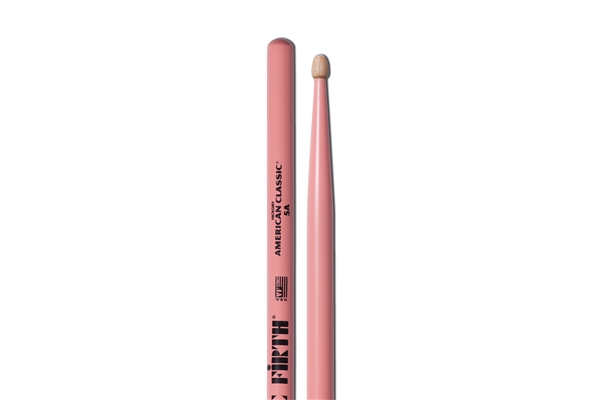 VIC FIRTH 5AP - BACCHETTE AMERICAN CLASSIC PINK