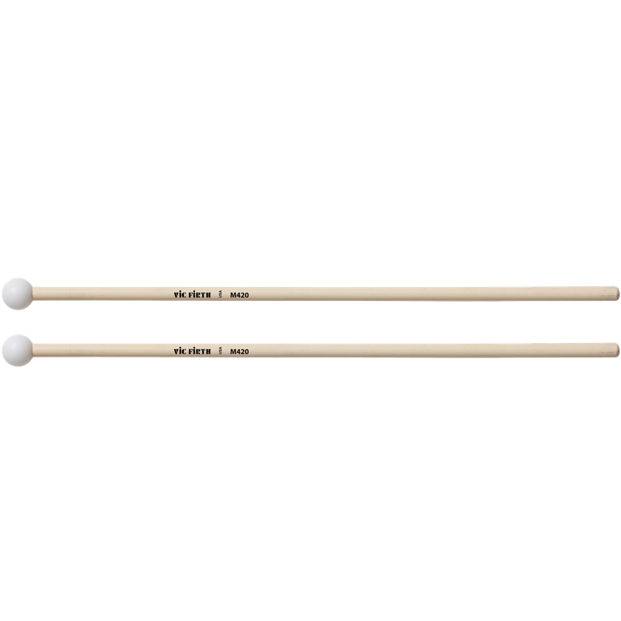 VIC FIRTH M420 - ARTICULATE SERIES MALLET - ACETYL ROUND