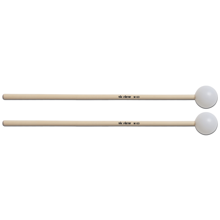 VIC FIRTH M63 - CORPSMASTER KEYBOARD MALLETS SERIES - MEDIUM/POLY