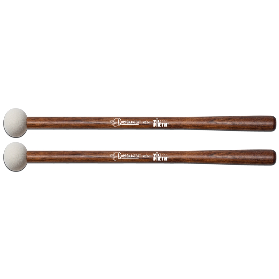 VIC FIRTH MB1H - CORPSMASTER BASS MALLETS SMALL