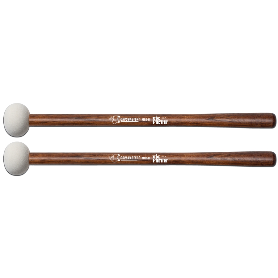 VIC FIRTH MB2H - CORPSMASTER BASS MALLETS MEDIUM