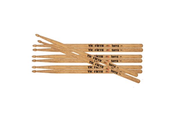 VIC FIRTH 5AT - BACCHETTE AMERICAN CLASSIC TERRA PACK 3+1