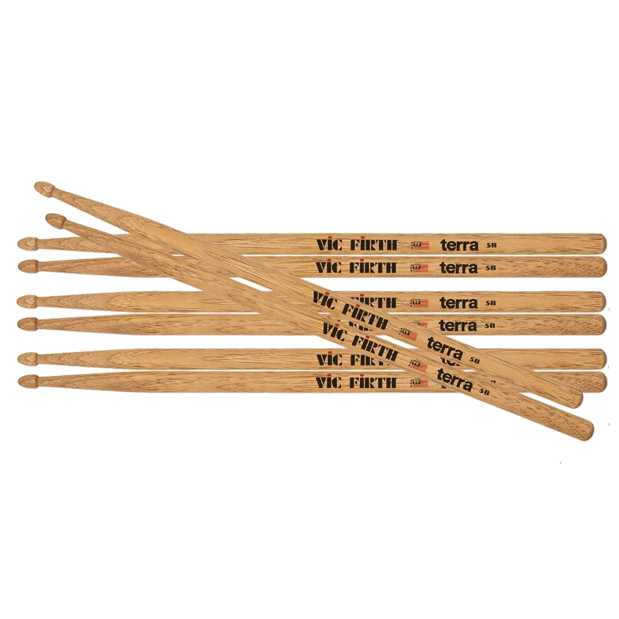 VIC FIRTH 5BT - BACCHETTE AMERICAN CLASSIC TERRA PACK 3+1