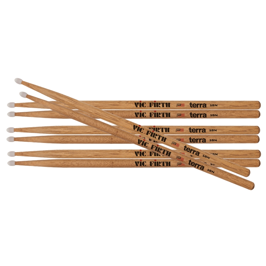 VIC FIRTH 5BTN - BACCHETTE AMERICAN CLASSIC TERRA PACK 3+1