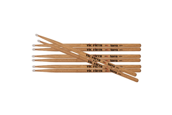 VIC FIRTH 5BTN - BACCHETTE AMERICAN CLASSIC TERRA PACK 3+1