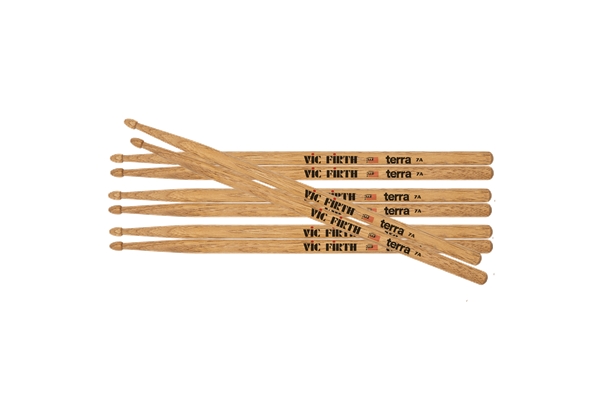 VIC FIRTH 7AT - BACCHETTE AMERICAN CLASSIC TERRA PACK 3+1