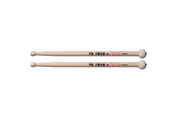 VIC FIRTH SRHTSW - CORPSMASTER MULTI-TENOR STICKS RALPH HARDIMON SWIZZLE SIGNATURE