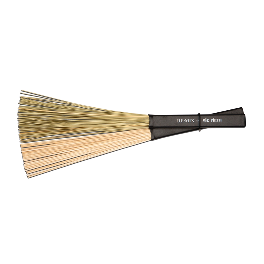 VIC FIRTH RMP - SPAZZOLE RE•MIX 2-PAIA COMBO PACK