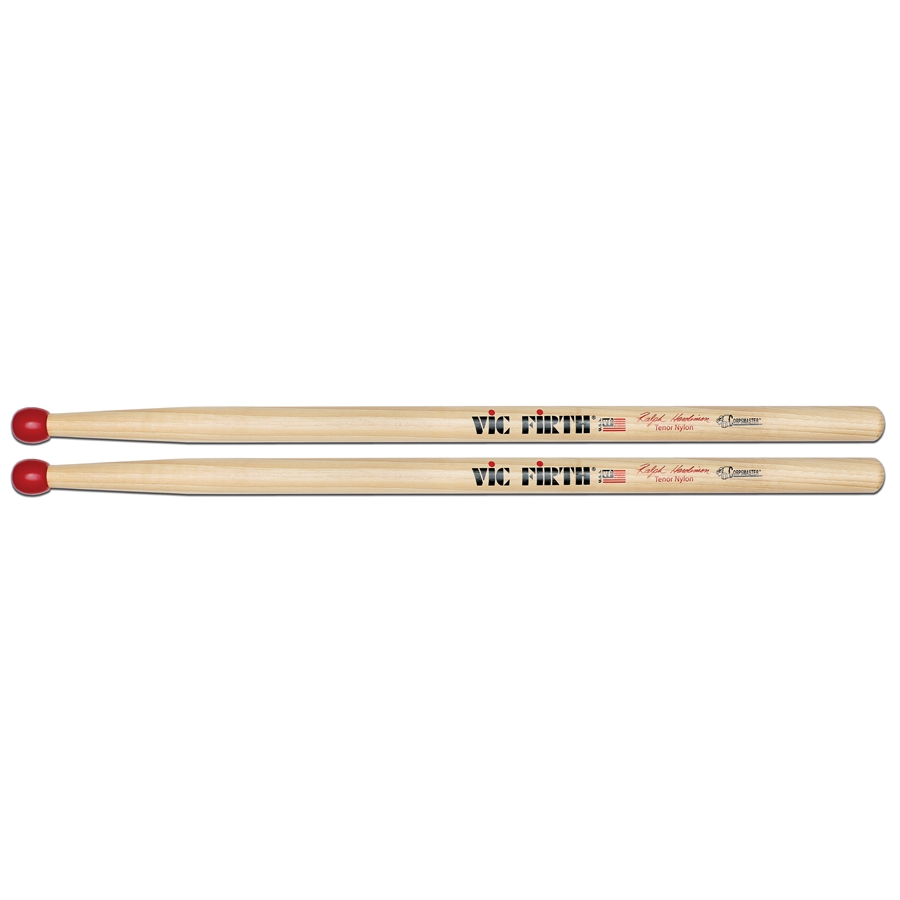 VIC FIRTH SRHTSN - CORPSMASTER MULTI-TENOR STICKS RALPH HARDIMON NYLON SIGNATURE