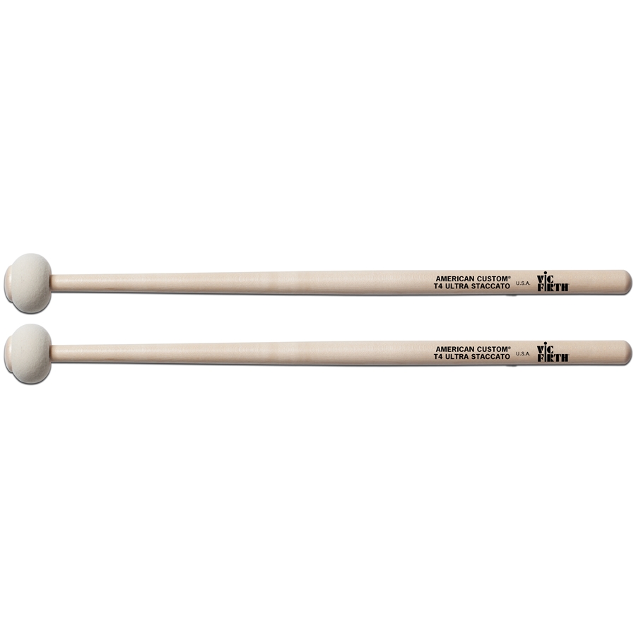 VIC FIRTH T4 - AMERICAN CUSTOM TIMPANI MALLETS ULTRA STACCATO