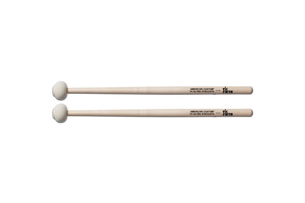 VIC FIRTH T4 - AMERICAN CUSTOM TIMPANI MALLETS ULTRA STACCATO