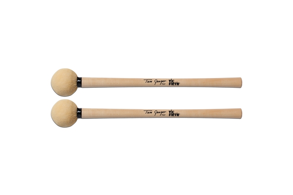 VIC FIRTH TG07 - SYMPHONIC COLLECTION BASS DRUM MALLETS SIGNATURE TOM GAUGER ULTRE STACCATO