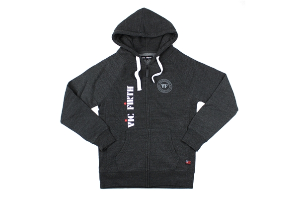 VIC FIRTH PHOODIE20LOGOS - ZIP UP LOGO HOODIE - S