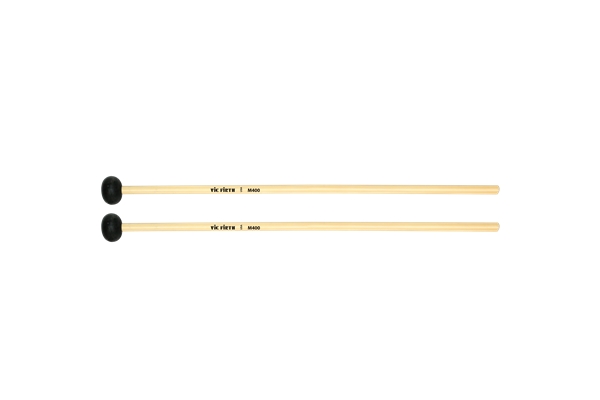 VIC FIRTH M400 - ARTICULATE SERIES MALLET - EXTRA SOFT RUBBER OVAL