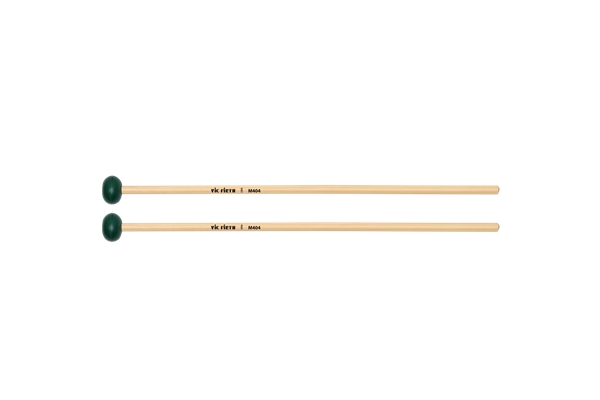 VIC FIRTH M404 - ARTICULATE SERIES MALLET - MED. HARD RUBBER OVAL