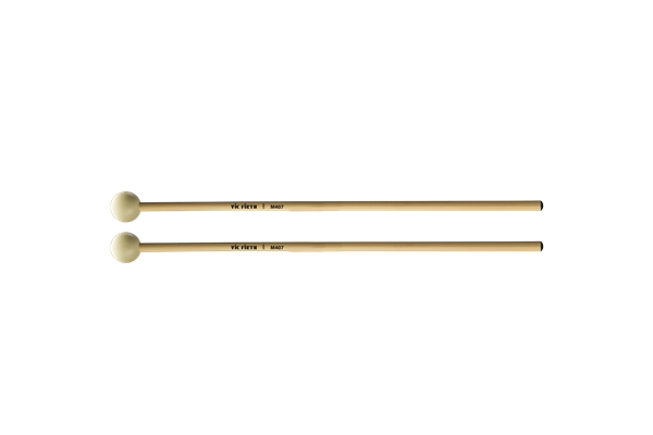 VIC FIRTH M407 - ARTICULATE SERIES MALLET - SOFT RUBBER ROUND